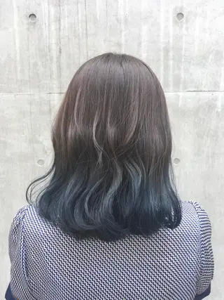 ミディアム カラー yoshi ☆のヘアスタイル