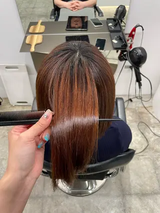 ミディアム an🦋ショート/シ ョートボブ【日本橋】のヘアスタイル