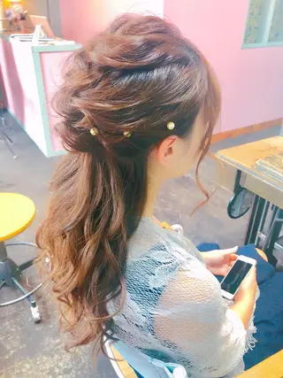 ヘアアレンジ 猪又夕奈 CHAINONのマツエク・マツパデザイン