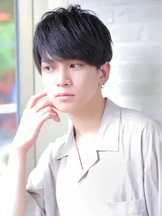 ショート メンズ Soleria 田中慎一のヘアスタイル