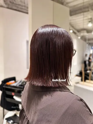 ミディアム カラー 松岡 陸弥のヘアスタイル