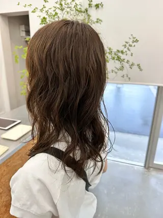 セミロング 南 星来のヘアスタイル