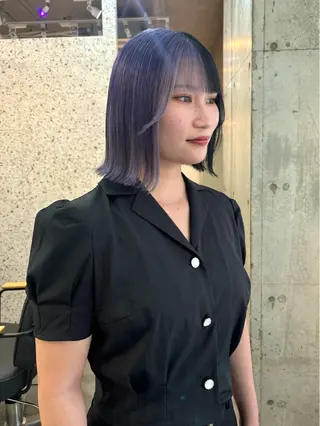 ミディアム カラー SHOTO ハイトー ン/ブロンドカラーのヘアスタイル