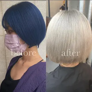 ショート カラー ハイトーン/デザイン hirokiのヘアスタイル
