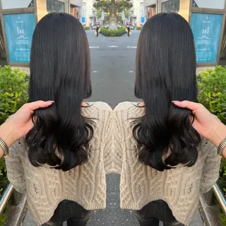 ロング カラー ハイライト/レイヤー /ハイトーン/AOIのヘアスタイル