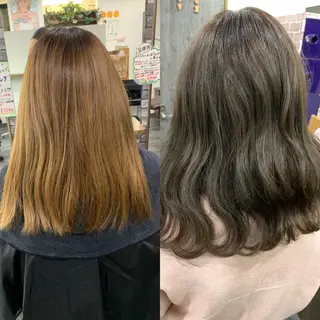 セミロング 平田 広大のヘアスタイル