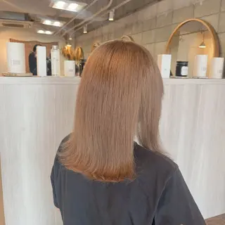 ミディアム カラー 椙山 沙南子のヘアスタイル