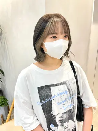 ショート 表参道ミディアム レイヤー山岸季生のヘアスタイル