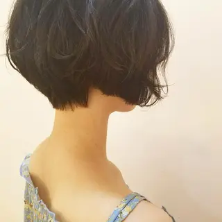 ショート 美谷添(ミヤゾエ) まどか大人ヘアサロンのヘアスタイル