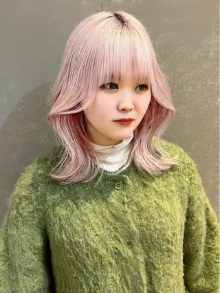 ミディアム 渡邊 恭汰のヘアスタイル