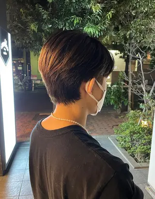 メンズ yumemiレイヤー ‎✴︎ 透明感カラーのヘアスタイル