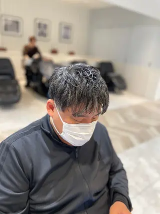 ショート メンズ メンズパーマ/カット / 古川　諒のヘアスタイル