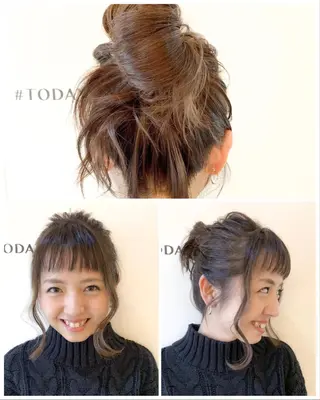 ミディアム カラー ショート✨ボブ✨代表 新田見美仁のヘアスタイル