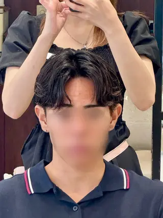 パーマ メンズ 【𝐀𝐬𝐡-池袋 】ひな💭🎀のヘアスタイル