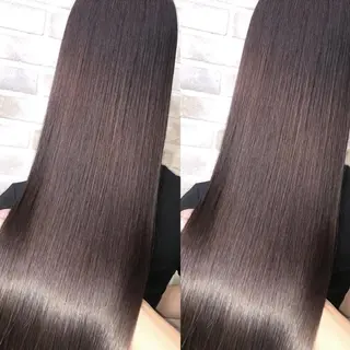 カラー ayaka 縮毛矯正レイヤーのヘアスタイル