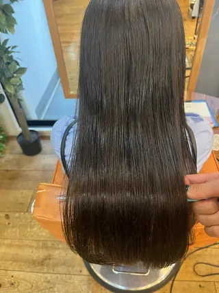 ロング ⚪️髪質改善 縮毛 店長 コウ⚪️のヘアスタイル