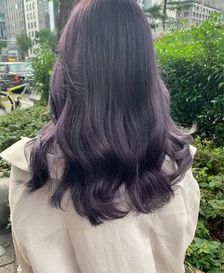 ロング カラー ヘアアレンジ 心斎橋🤍韓国風🤍 Mamiのヘアスタイル
