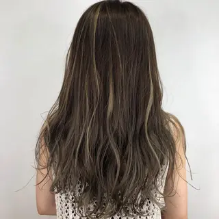 セミロング カラー TOMOKA 艶髪/透明感カラーのヘアスタイル
