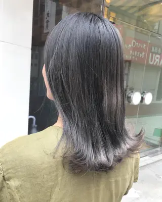 ミディアム カラー 🫟Blanco🫟 Color&Careのヘアスタイル