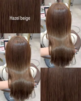 ロング Nanami / ベージュ/グレージュのヘアスタイル