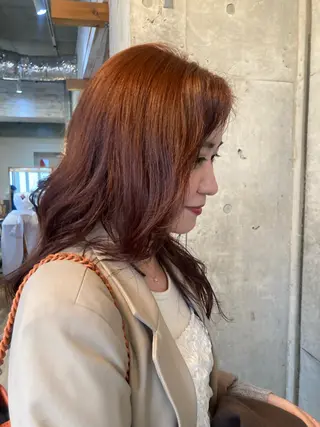 ロング カラー 横浜美容室/暖色系 michika🌹のヘアスタイル