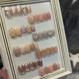 ネイル パラあり！フィルイン 美フォルムのネイルデザイン
