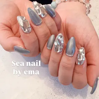ネイル Sea  nail by emaのネイルデザイン