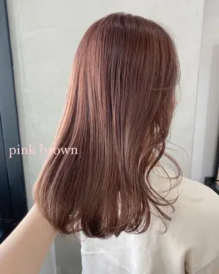 ロング カラー パーマ ヘアアレンジ キッズ ネイル マツエク・マツパ Himawari♡ 柔らかいカラーのヘアスタイル