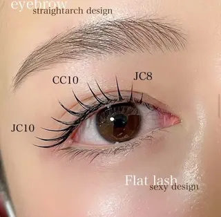 マツエク・マツパ Eyelash Salon Blanc～まつげエクステと眉の専門美容室～ イオンモール堺鉄砲町店所属・田中 亜実のマツエク・マツパデザイン