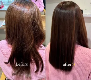 セミロング 髪質改善パーマ🫧 Natsumiのヘアスタイル