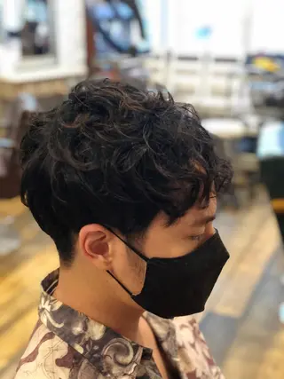 メンズ 松﨑 亜々人のヘアスタイル