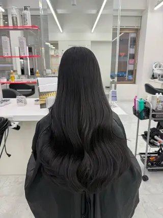 ロング カラー 🥂上品ワンホンヘア 🥂nozomiのヘアスタイル