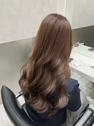 ロング カラー 💖ブリーチなし透明 感💖ASAHIのヘアスタイル
