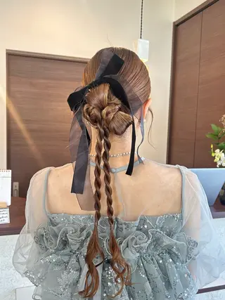 ロング ヘアアレンジ Hanon 美桜のヘアスタイル