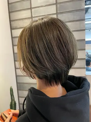 ショート カラー 福永速人 /メンズパーマのヘアスタイル