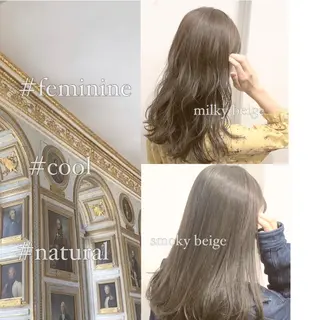 セミロング カラー パーマ ヘアアレンジ 💖艶と似合わせ💖 カラーカット💖のヘアスタイル