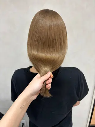 カラー 盛れる艶髪カラー Harusa🎀のヘアスタイル