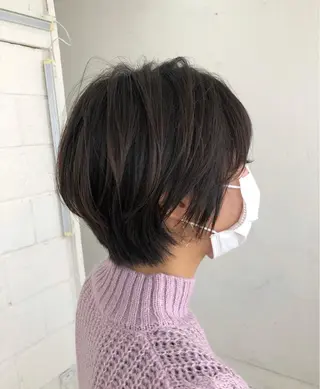 ショート miku🌿‬ メンズバレイヤージュのヘアスタイル