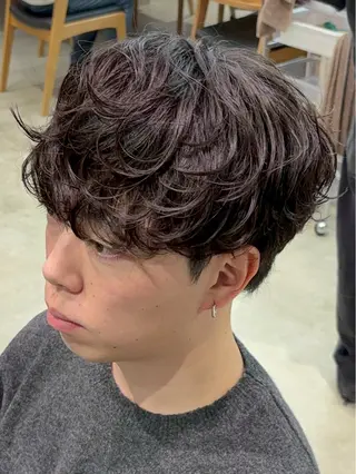 パーマ メンズ レディース／メンズ パーマ特化／内山遥斗のヘアスタイル