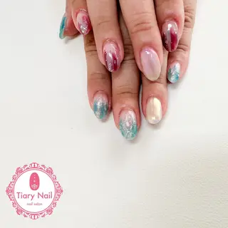 ネイル tiarynail K K🐼のネイルデザイン