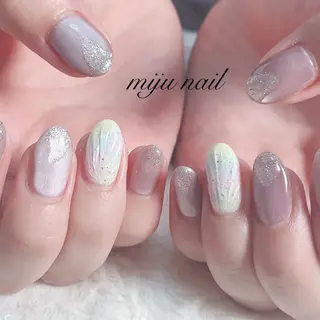 ネイル ❁miju nail 大人上品/自爪育成のネイルデザイン