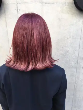 ミディアム カラー ✨髪質改善縮毛矯正✨ 宇田川修平のヘアスタイル