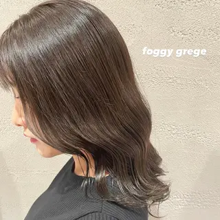 ミディアム カラー ヘアアレンジ Yuki☃️美容師/ 耳ツボジュエリーのヘアスタイル