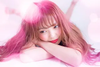 ロング カラー 小野 和摩のヘアスタイル