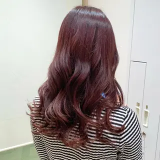 ロング カラー ヘアアレンジ パーマ/暖色/ボブ イワタテ🇰🇷のヘアスタイル