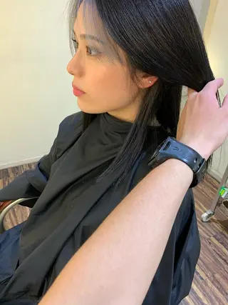 ロング カラー 髪質改善サロン 心斎橋ARCHEのヘアスタイル