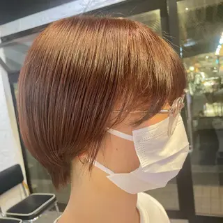 ショート カラー ヘアアレンジ 🎀ダブルカラーレイ ヤーyuuri🎀のヘアスタイル
