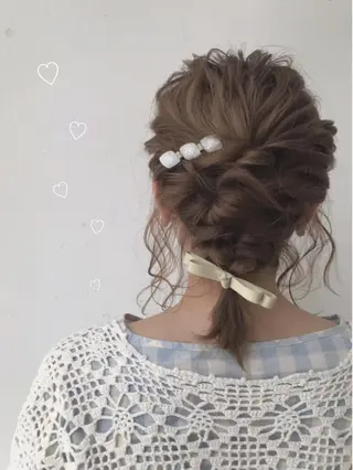 ミディアム ヘアアレンジ non .のヘアスタイル