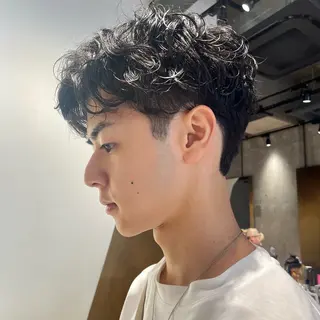 ショート パーマ メンズ iLi🫧kim ryongna🦋のヘアスタイル