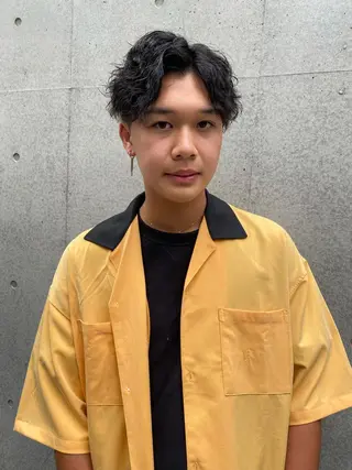 ショート パーマ メンズ 💈メンズ短髪特化 ✂︎伊藤大輝💈のヘアスタイル